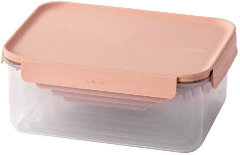 Lock & Lock LocknLock Classic Plus 4 Piece Pink Rectangular Nesting Set