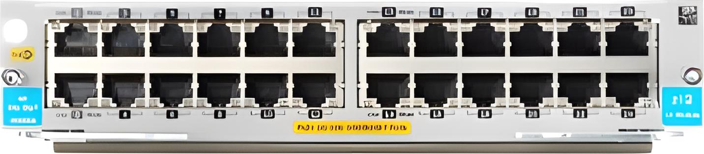 HPE Aruba Networking 24-port 10/100/1000BASE-T PoE+ MACsec v3 zl2 Module, Gigabit Ethernet, 10,100,1000 Mbit/s, 10BASE-T, 100BASE-T, 1000BASE-T, IEEE 802.3, IEEE 802.3ab, IEEE 802.3u, HP 5400R, 261,6 mm