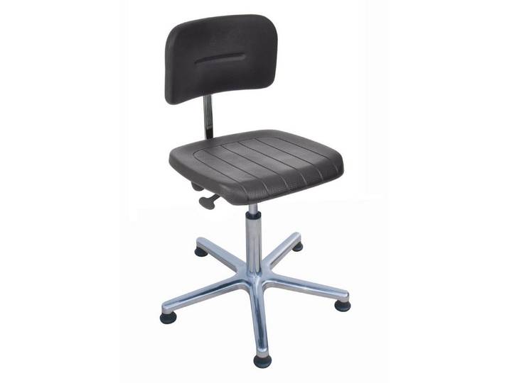 PROREGAL® Drehstuhl Antistatischer Arbeitsstuhl Arlington, Ø61cm, tdw 110kg, Schwarz
