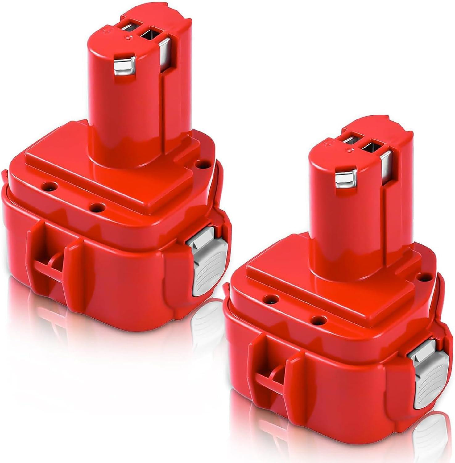 2 x 1220 5,0Ah reserveaccu voor 12V gereedschap