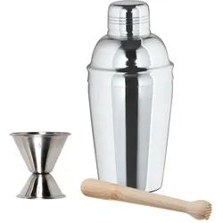 Ich-zapfe, Bar Zubehör, Cocktail Shaker Set - EDELSTAHLSHAKER (Cocktail Set)