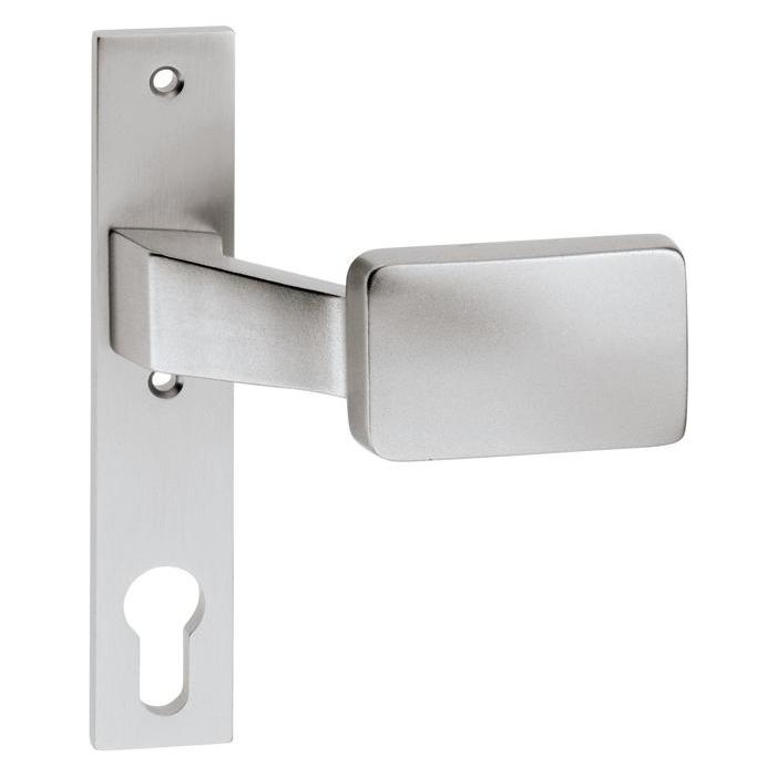 EDI Schlosskasten-Griff 1317/1020 Aluminium F1 Aufnahme M12 gekröpft (Türgriff) (1317/1020/01)