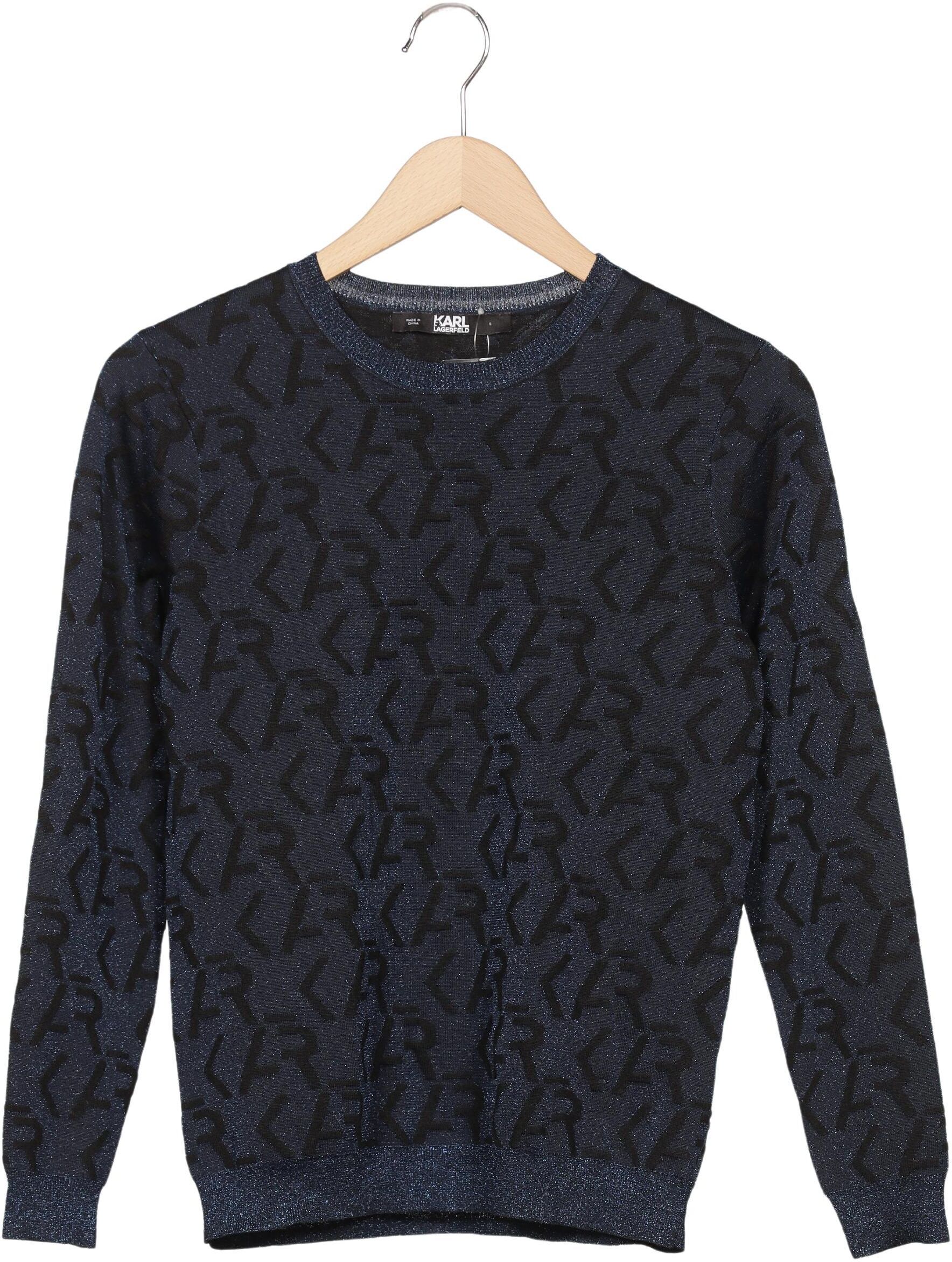 Karl by Karl Lagerfeld Damen Pullover, Marineblau, Gr. S, kein / Etikett - Second Hand