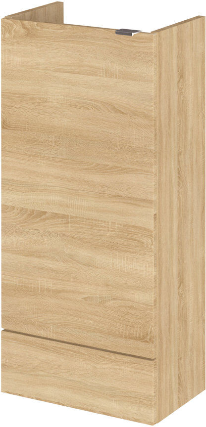 Nuie Fusion Freestanding Bathroom Storage Oak 86.4cm H x 40cm W x 35.3cm D