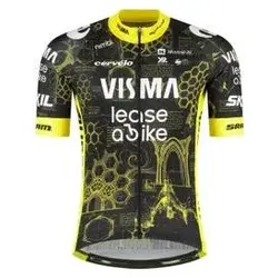 Nimbl, Herren, Velotrikot, Team Visma Kurzarm-Trikot Lease a Bike „The Architect“ TDF 2026 Schwarz/Gelb Herren (M), Schwarz, Gelb
