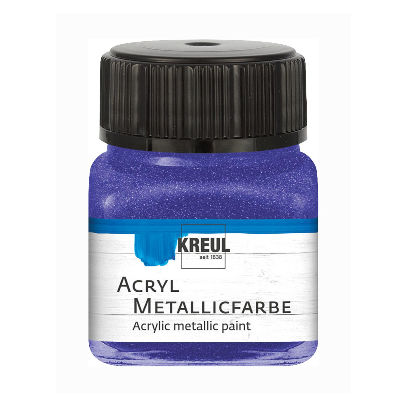 Kreul Acryl Metallicfarbe, cremig deckend, 20 ml (20 ml) (23251885)