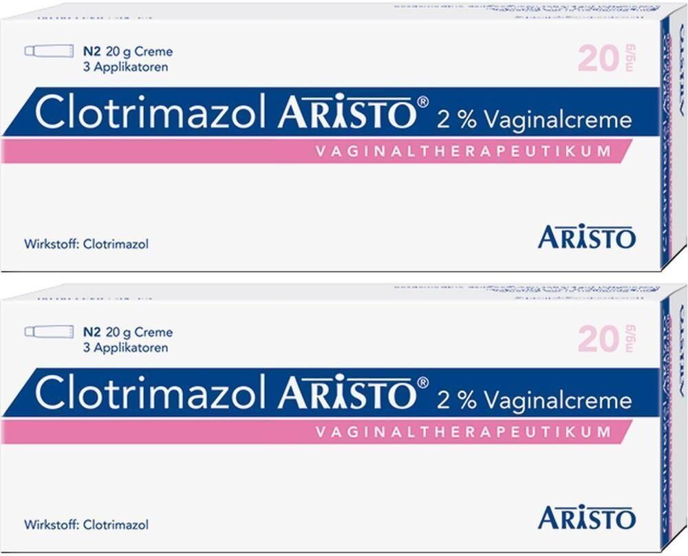 Clotrimazol Aristo 2% Vaginalcreme + 3 Applikat. 2x 2x20 g