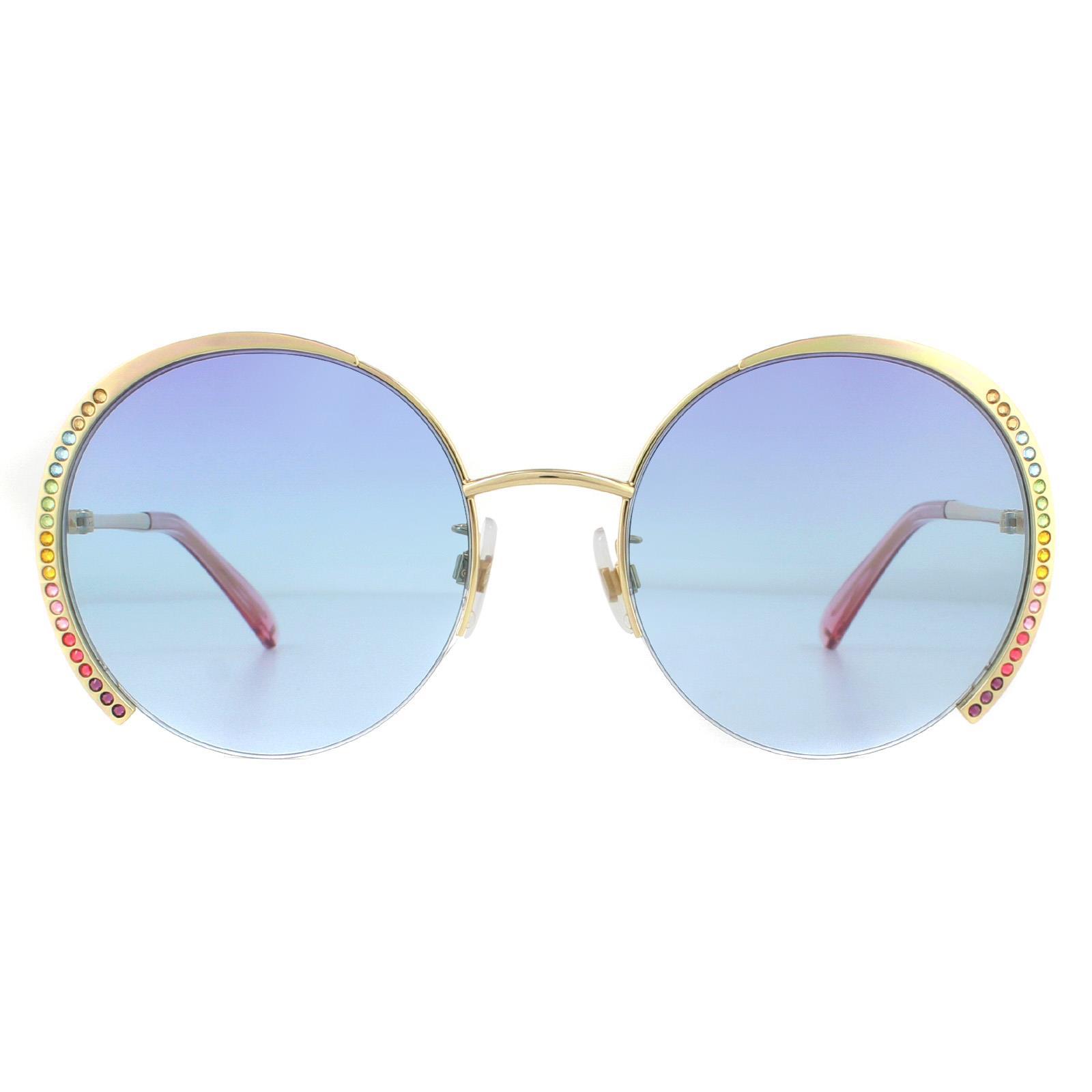 SWAROVSKI Zonnebril SK0280-H 32W Goud Blauw Verloop