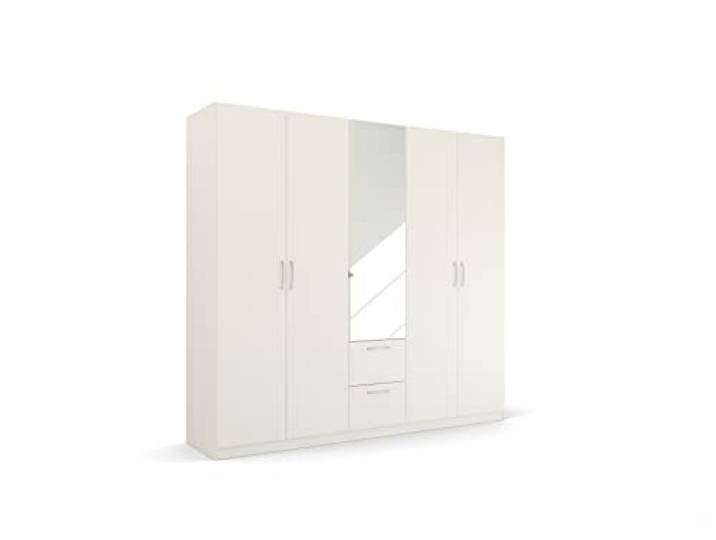 Rauch Möbel Quadra-Spin Pure, Kleiderschrank, Farbe Weiß, Breite 226 cm