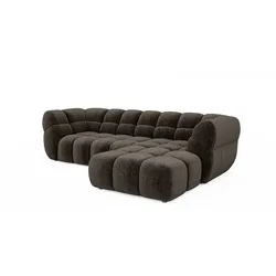 Ecksofa Phantom Stoff Blau Dunkelblau