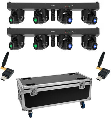 EuroLite LED TMH Bar S120 Spots Bundle Schwarz