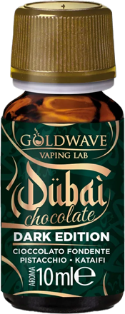 Goldwave Dubai Chocolate Dark Edition Aroma Concentrato 10ml Cioccolato Fondente Pistacchio Kataifi