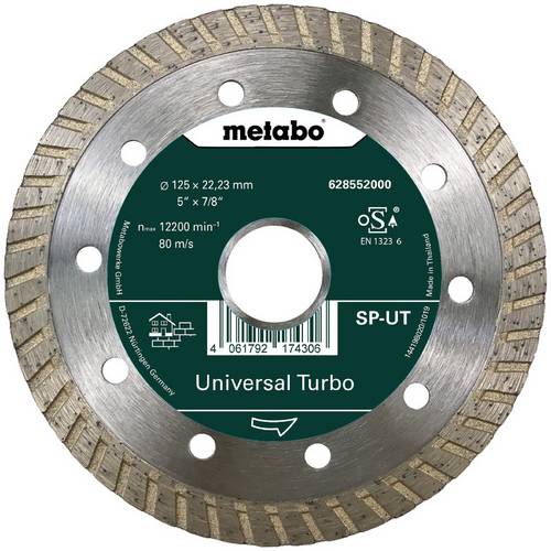 Metabo 628552000 Diamanttrennscheibe Durchmesser 125mm Bohrungs-Ø 22.23mm Beton 1St.