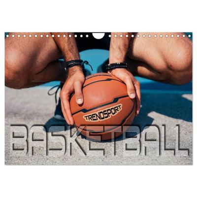 Trendsport Basketball (Wandkalender 2027 DIN A4 quer), CALVENDO Monatskalender