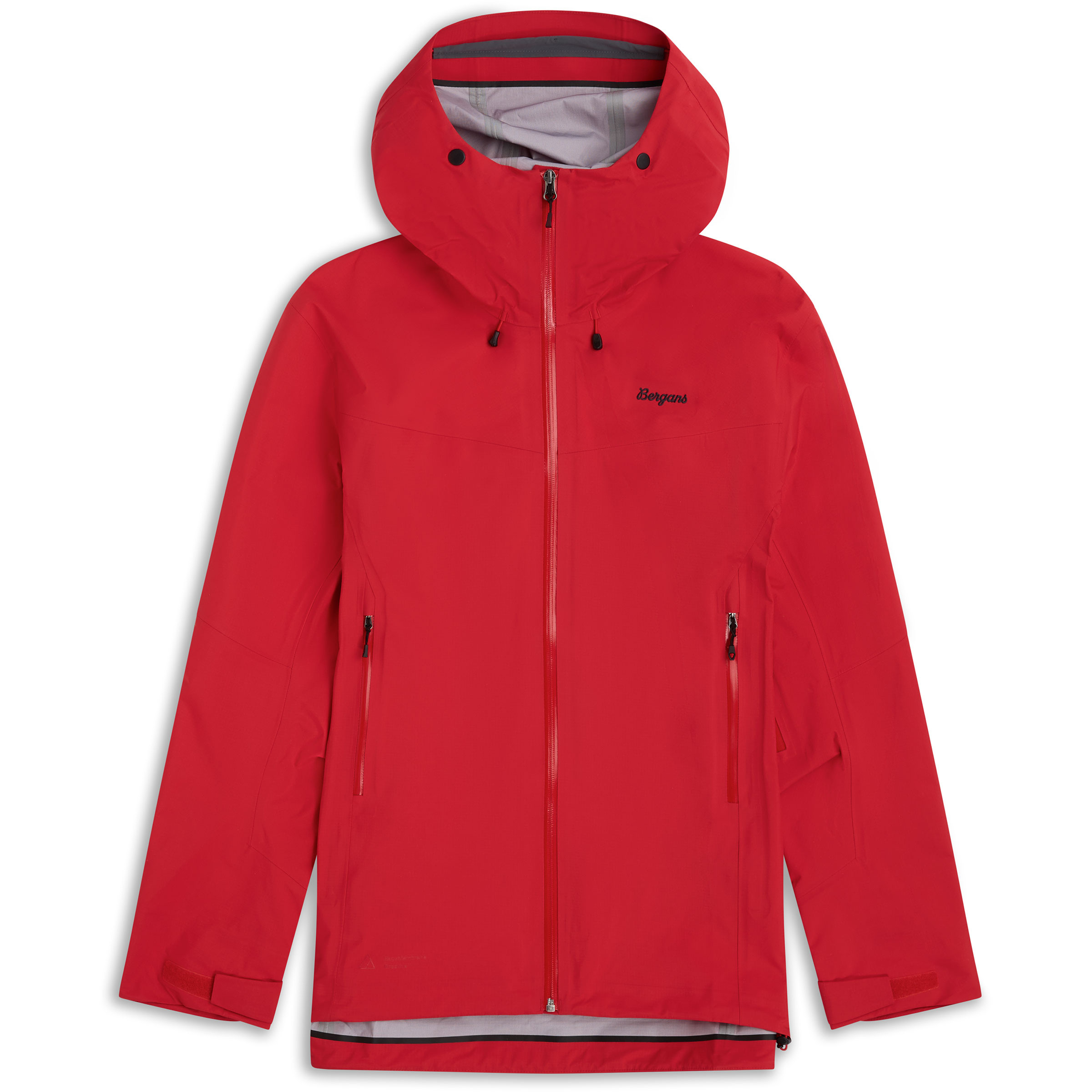 Bergans Rabot Light 3L Shell Herren Regenjacke rot Größe XL Trekking Winddicht Wasserabweisend