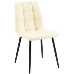 CLP Esszimmerstuhl Antibes Kunstleder - Farbe: creme
