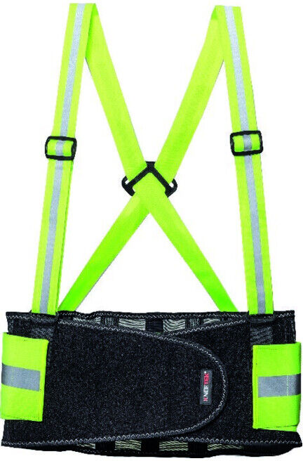 Kneetek Ceinture de soutien dorsal High-Vis, Jaune, Type: M (BR 110 M)