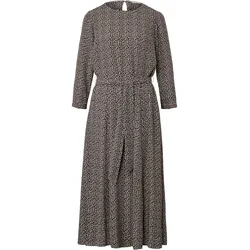 Tchibo - Bedrucktes Webkleid - Damen - Gr. 36 - schwarz/print