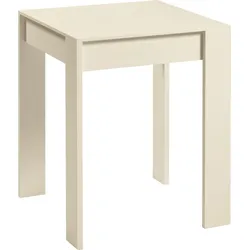 Malé Beistelltisch 56 x 56 cm, cremefarben, Buchenholz