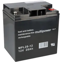 Multipower MPL28-12 AGM Longlife-Bleiakku 12V 28Ah – M5