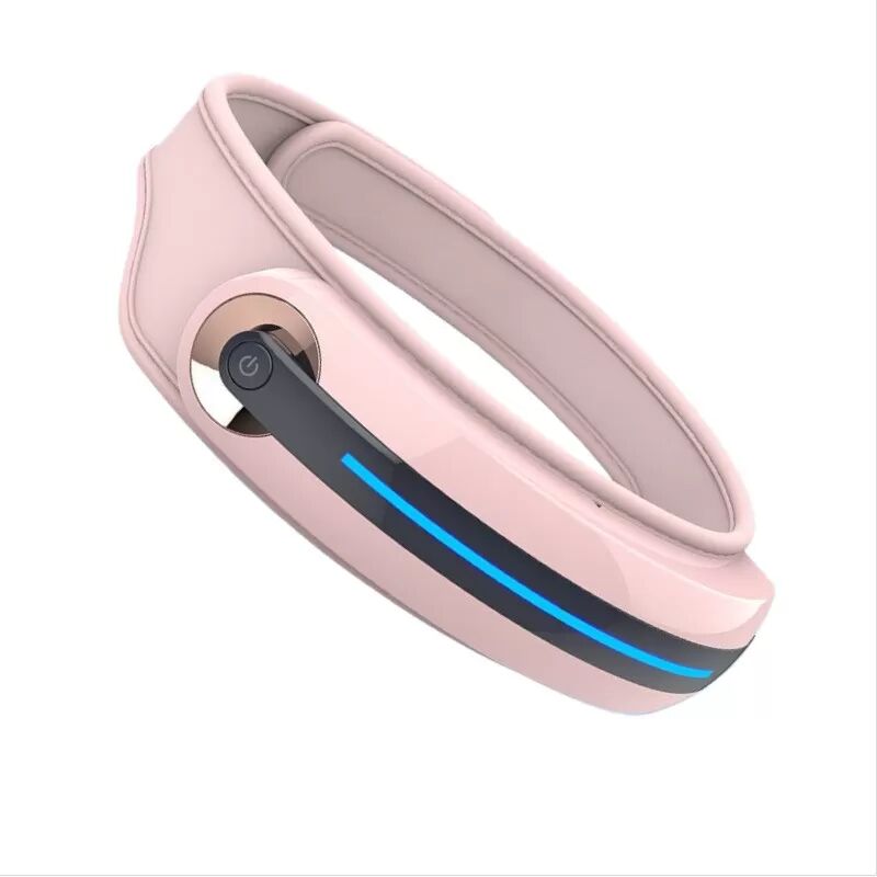 INF Augenmassagegerät mit Luftdruck, Wärme, Vibration & Bluetooth-Musik Rosa