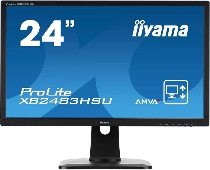 IIYAMA ProLite XB2483HSU-B1   24"   with stand   black - Refurbished
