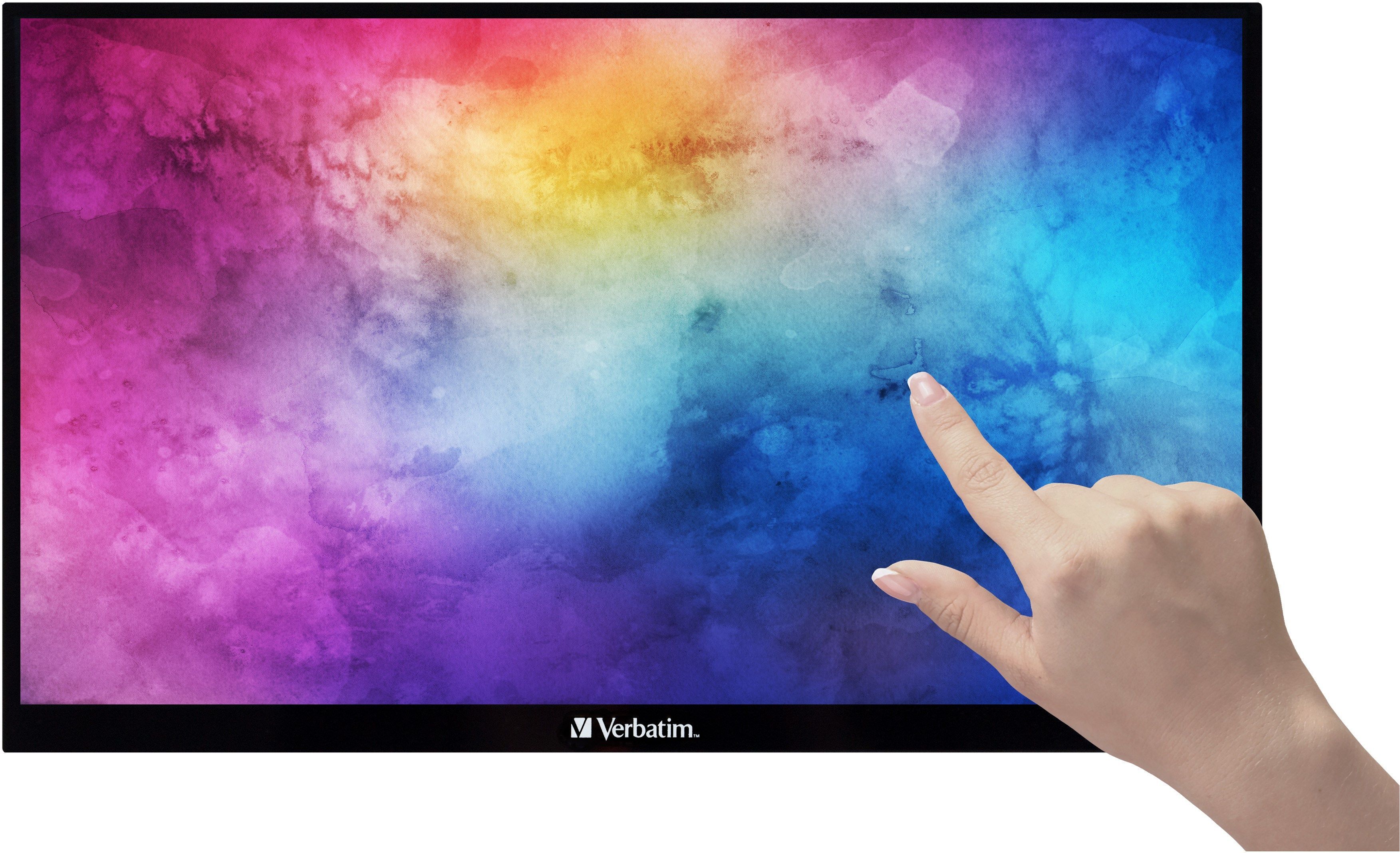 Verbatim - 15.6'' Portable Touchscreen Monitor Full HD 1080p