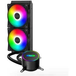 Pccooler GI-CL240VC RGB AIO, CPU Wasserkühler, Schwarz