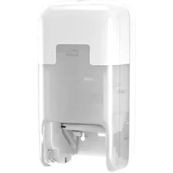 Tork, Toilettenpapierhalter, OptiServe Dispenser 2 ruller Toiletpapir uden hylse. Hvid