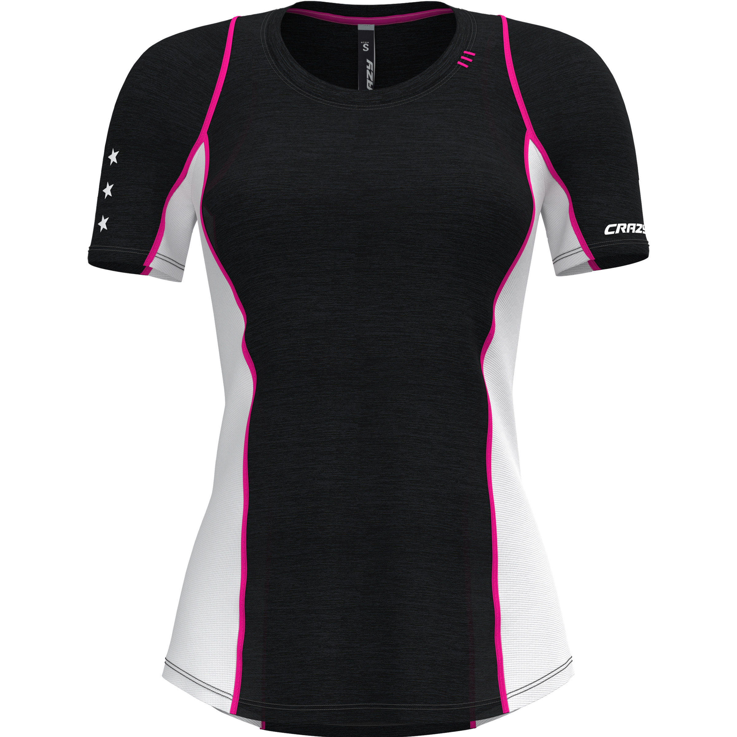 Crazy Ionic Damen T-Shirts schwarz Größe XS Alpinklettern | Bergsteigen Geruchsneutralisierend