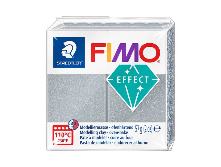 Fimo effect 57g silber metallic