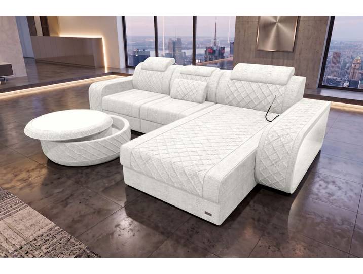 Ecksofa Berlin L Form Stoffsofa