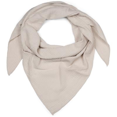 Dreieckstuch STYLEBREAKER "Musselin Dreiecktuch Einfarbig", Damen, beige, Obermaterial: 100% Baumwolle CO., Modisch, Modetücher