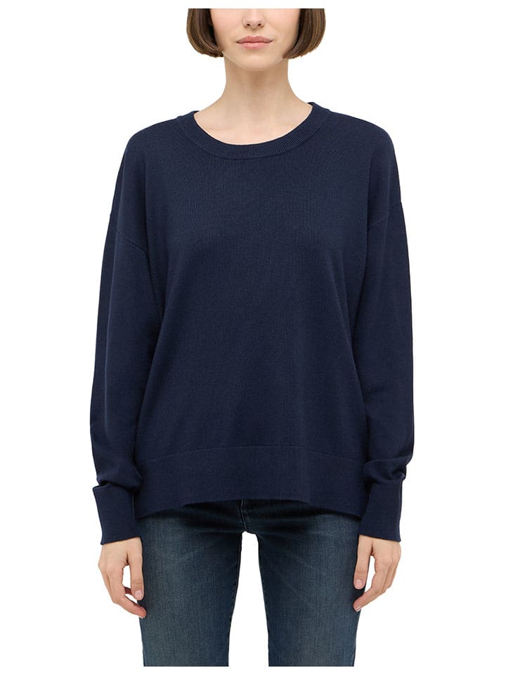 Mustang Pullover in Dunkelblau - S