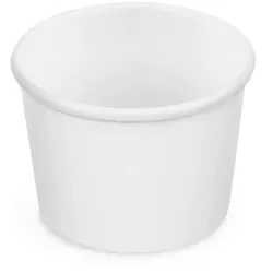 Papierbecher / Eisbecher (PAP/PE) weiß Ø90mm 250ml