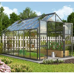Vitavia Gewächshaus "Domus 11500",schwarz,11,5 m2
