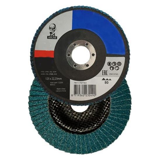 Norton Clipper FLAP WHEEL ATLAS KX663 125mm P 60 N78072707162 (60) (31563030)