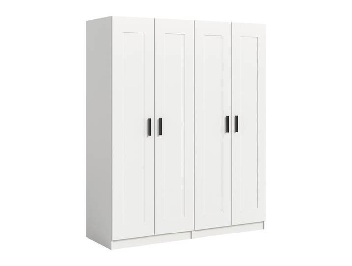 Drehtürenschrank Visby Weiß