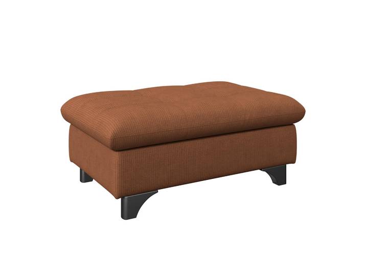 Livetastic Hocker, Terracotta, Metall, quadratisch, 108x46x108 cm, Stoffauswahl, Wohnzimmer, Hocker, Sitzhocker