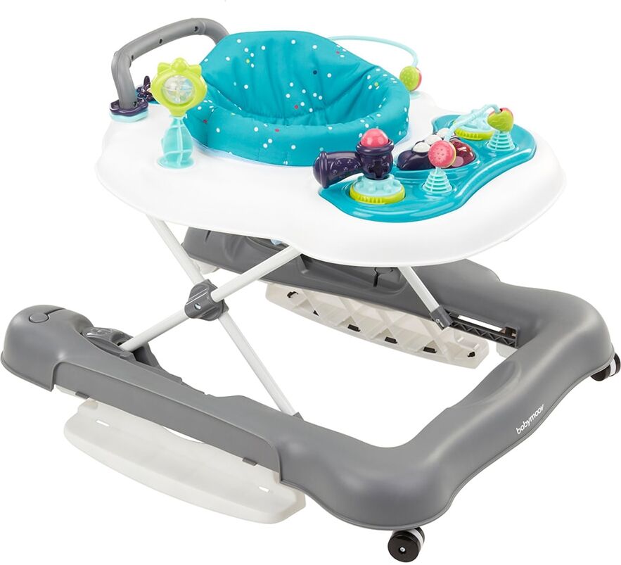Babymoov Andador Correpasillos bebé 5 en 1 Black multicolor. Blanco / Gris