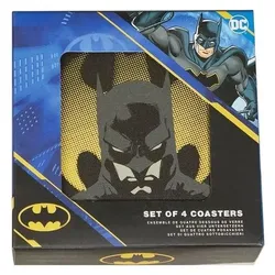 Half Moon Bay, Untersetzer, DC COMICS - Gotham City - Set de 4 dessous de verre en céramique (4x, Glasuntersetzer)
