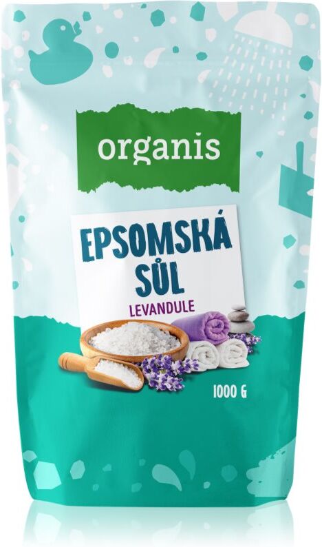 Organis Epsom salt Lavender bath salts 1000 g