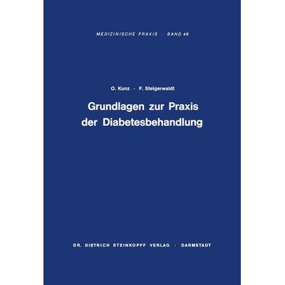 Grundlagen zur Praxis der Diabetesbehandlung, Taschenbuch von Otto Kunz,Felix Steigerwaldt, Steinkopff, 978-3-7985-0319-9