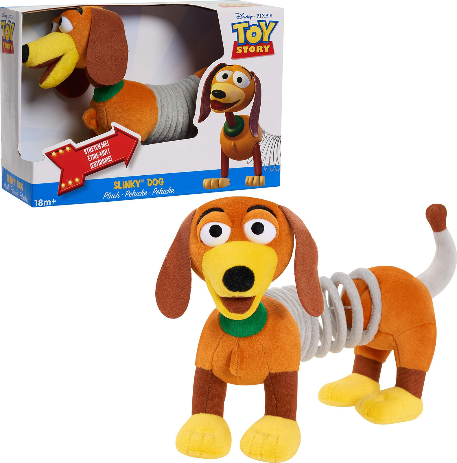 Just Play Ltd. Disney en Pixar Toy Story Slinky Dog pluche knuffel
