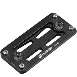 Leofoto Adapterschiene GSP-80 M-LOK auf Arca-Swiss (Stativadapter), Stativ Zubehör, Schwarz