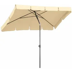 Schneider Schirme Marktschirm Aquila 225 x 120 cm Polyester Beige Natur