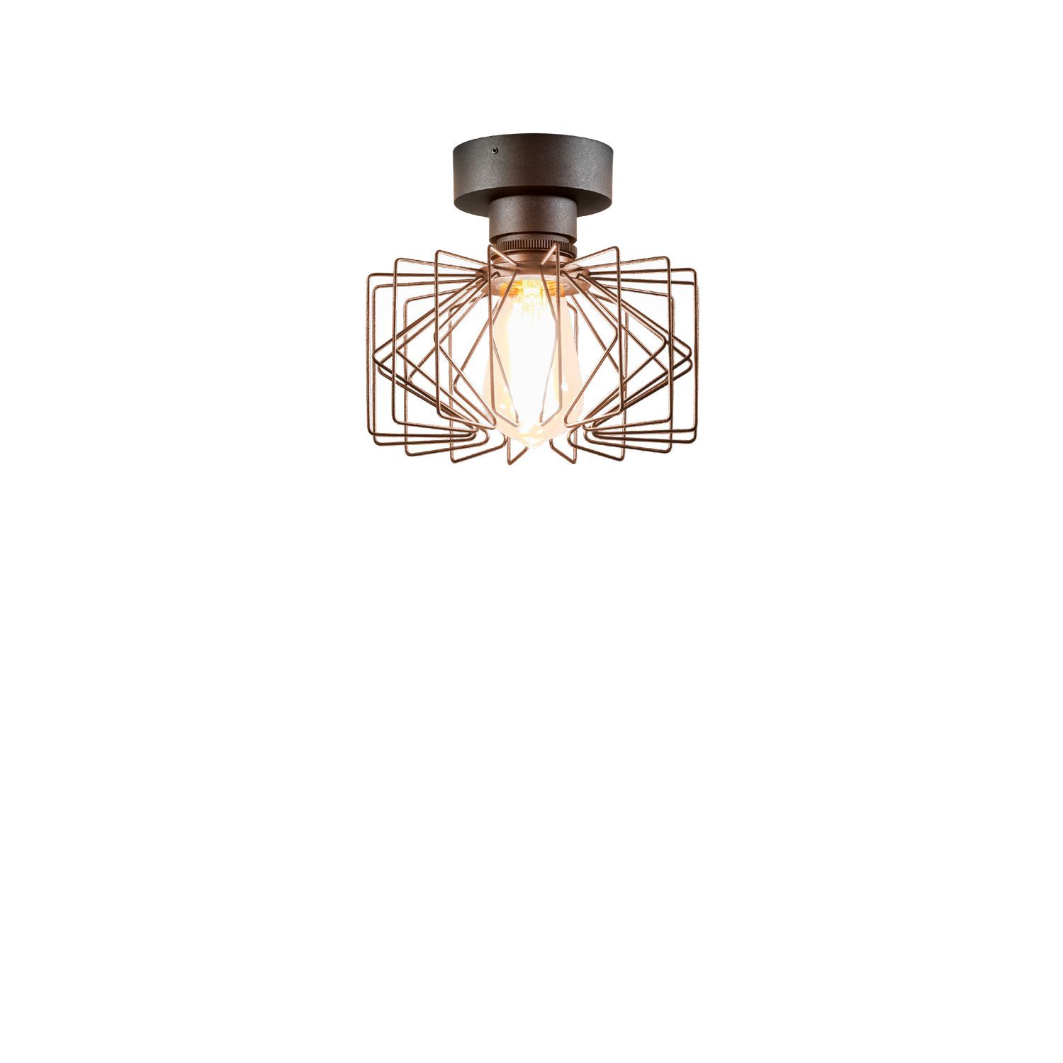 Wever & Ducré Deckenleuchte WIRO 2.0 WIRO CEILING SURF E27 V Rost-Stahl 2086E0V0 5404037317646
