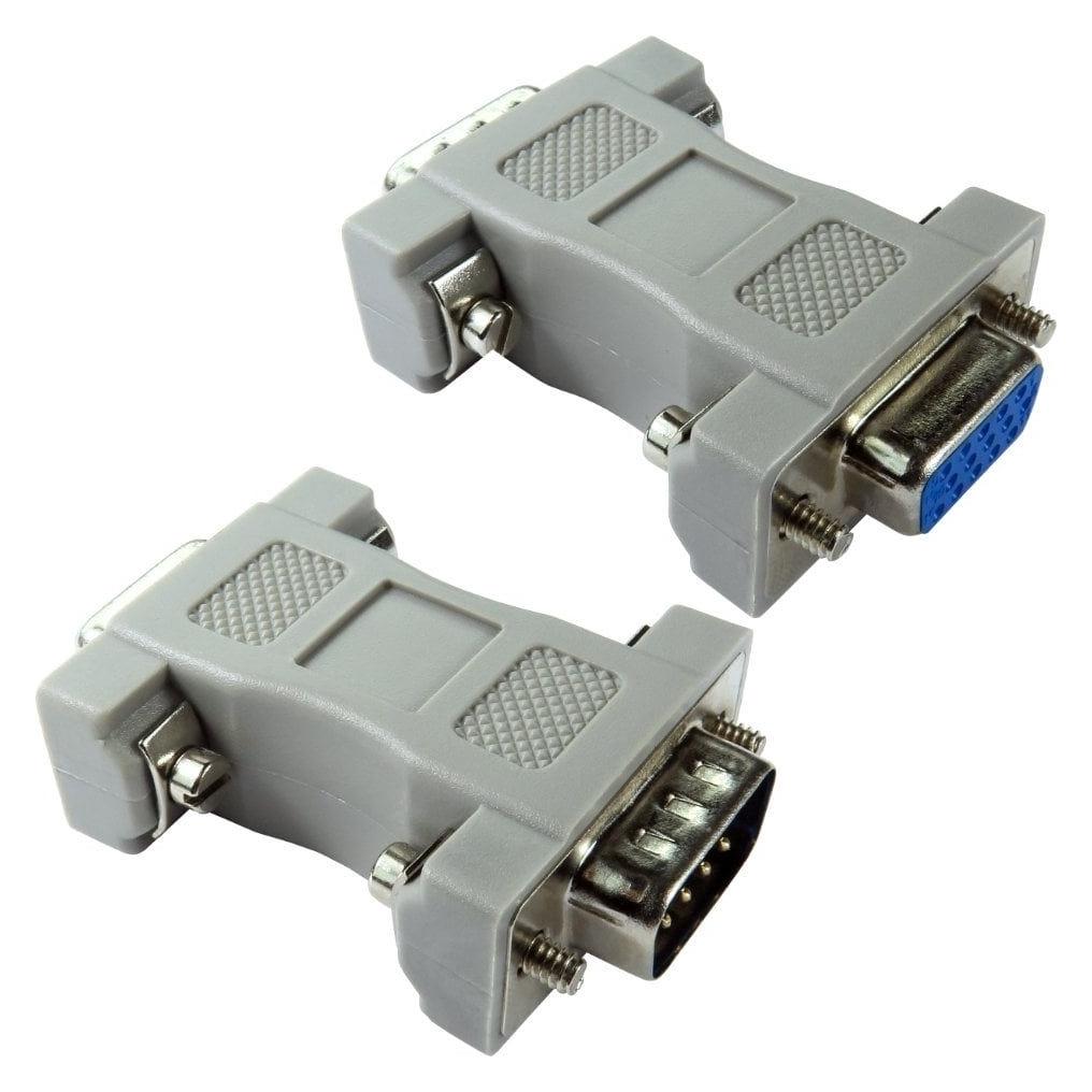 Cables Direct CDL D9 (M) to HD15 (F) VGA Adapter (DVI, VGA) (AD-421)