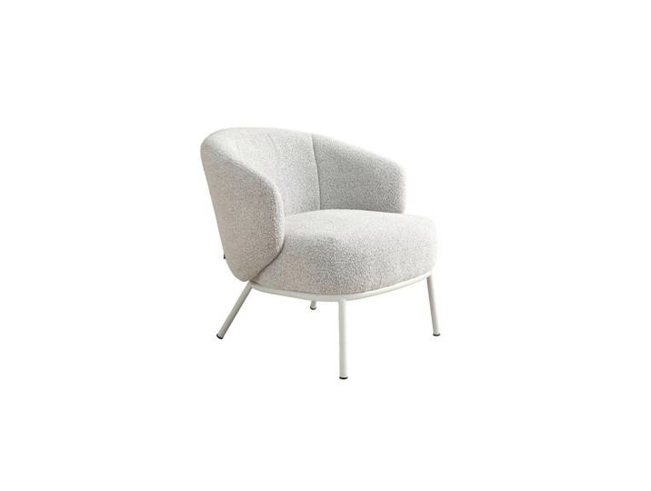 Schöner Wohnen Sessel Selvik, Greige, Seidengrau, Metall, 73x73x80 cm, Wohnzimmer, Sessel, Polstersessel