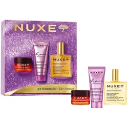 NUXE Bestseller Geschenkset (Öl 50ml + Lippenbalsam 50g + Shampoo 30ml)